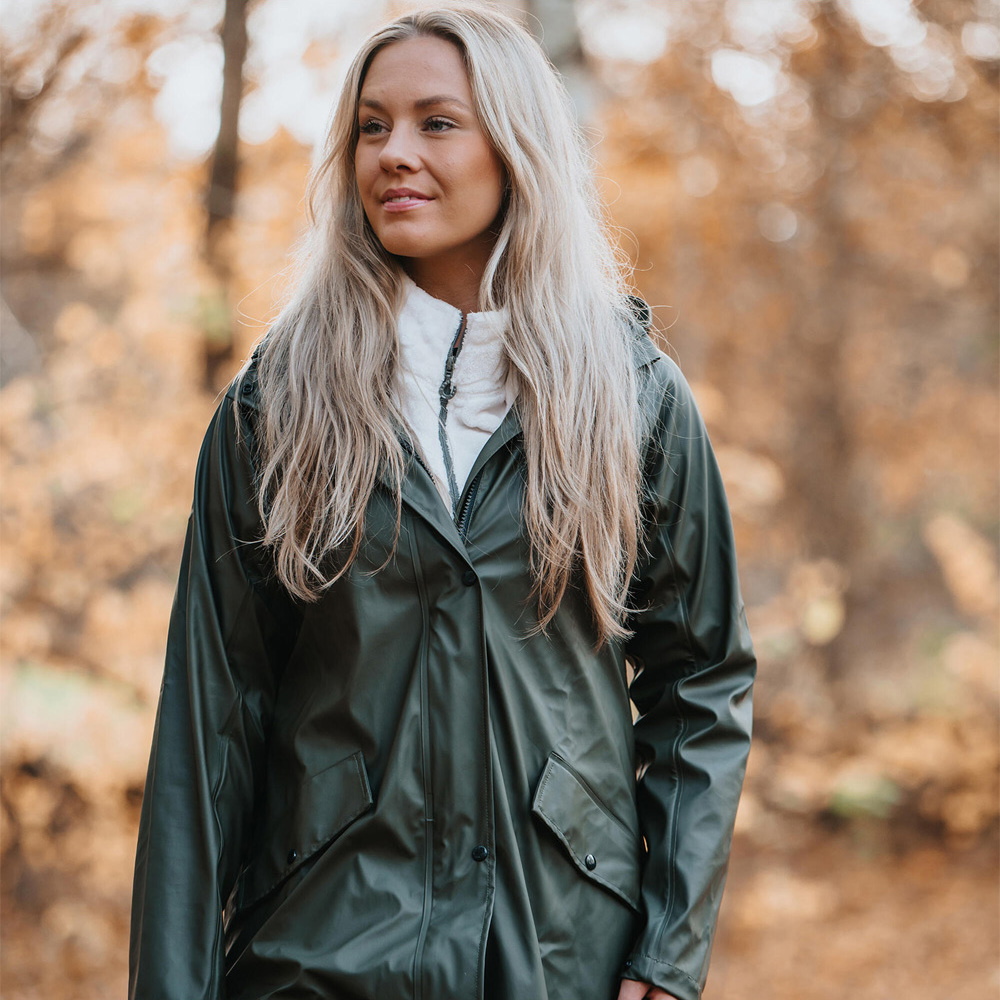 2023 Mountain Horse Womens Mindy Rain Coat 334501 - Green